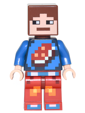 Минифигурка Lego  Minecraft Skin 7 - Pixelated min040 U